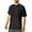 Black, variant on Men's Short Sleeve UPF 50+ T-Shirt Quick Dry Rash Guard Athletic Running Swim Top Tee Performance Water Shirts Black