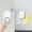 White, variant on WJHWSX Wireless Doorbell,Smart Doorbell Wireless,LED Flashing for Hearing Impaired with 1 Receiver,ABS