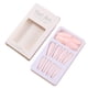 thumbnail image 2 of Uñas postizas, uñas postizas, regalos para mujeres que usan uñas al por mayor, uñas largas trapezoidales ruborizadas, cadena de tablero de ajedrez, camelia, manicura de uñas para usar., 2 of 2
