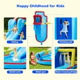 thumbnail image 6 of JOYLDIAS Kids Inflatable Water Slide Bouncer Playhouse Castle with 3 Water Guns, Splash Pool, Climbing Wall, Basketball Hoop, Bag, Air Blower, 6 of 9