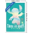 thumbnail image 3 of Disney Lilo and Stitch: Beach Vibes - Take It Easy Wall Poster, 22.375" x 34" Framed, 3 of 5