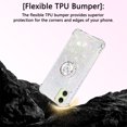 thumbnail image 3 of CCSmall for Samsung Galaxy A07 Case Clear Glitter Bling for Women Girl, Flowing Liquid Quicksand Sparkly Phone Cover with Diamond Ring Holder Case for Samsung A07 4G LSZ Colorful, 3 of 7