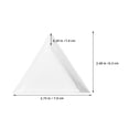 thumbnail image 2 of TABLZONE 30 Pcs Plateau de Rangement Triangle Blanc pour Tri de Bijoux et Plat à Bibelots Décoratif, 2 of 8