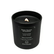 Better Homes & Gardens Cashmere and Teak Scented Wooden Wick Jar Candle, 13 oz