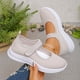 thumbnail image 2 of Zapatos de Caminata de Verano Mujeres Mujeres de Moda Casual Primavera Y Verano Malla Respirable Cuña Tacón Zapatos Gruesos con Correa Ajustable Mary, 2 of 9