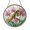 Acrylic 3.5 Inch, variant on Orchid Flower Mantis Window Suncatcher with Stained Glass Effect, Decorative Nature Window Art