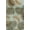 Aqua, variant on 27" X 45" Wool Lime/Mocha Area Rug