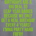 thumbnail image 3 of CafePress - Birthdays Are A Big Deal To Leap Year Babies - Crew Neck Sweatshirt, 3 of 4
