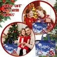 thumbnail image 6 of Linnome Portable Non-Woven Christmas Gift Bag, Reusable Shopping Bag for Holiday Present Wrapping Storage and Carrying, 6 of 6