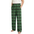 thumbnail image 6 of YUANxueke Plaid Pants for Girls Boys Elastic Waist Straight Leg Comfy Pants with Pockets,Army Green,4-5 Years, 6 of 6