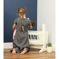 thumbnail image 3 of Amish-Made Wooden Deluxe Doll Swinging Cradle, White Painted Finish, 3 of 5
