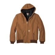 Carhartt Quilted-Flannel-Lined Duck Active Jac