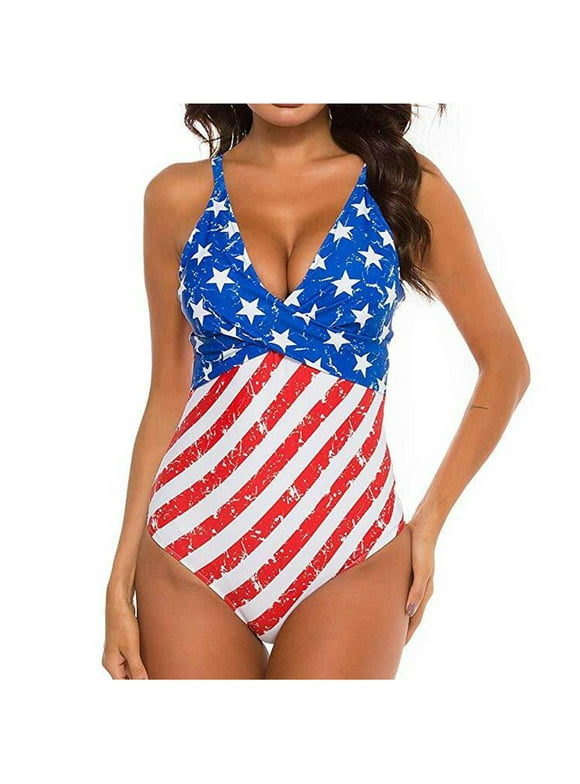 American Flag Bathing Suit