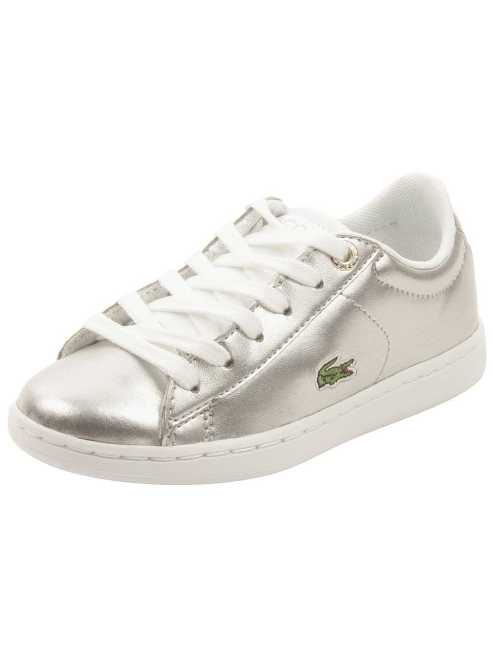 Lacoste Kids Carnaby Evo Sneaker 736SPC0002-PINK/WHITE 