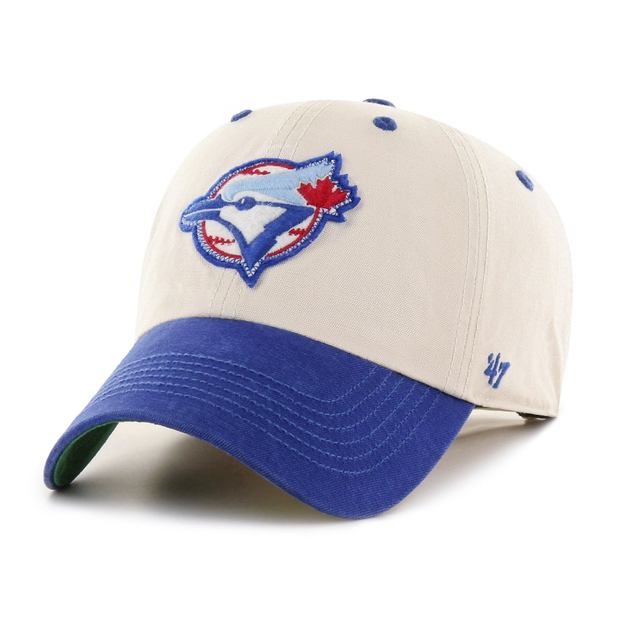 Men's '47 Royal Toronto Blue Jays Team Logo Cooperstown Collection Clean Up  Adjustable Hat