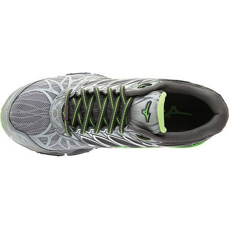 Mizuno Men s Wave Prophecy 7 Running Shoe Size 7 Monument Green Slime 9B4z Walmart