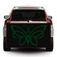 thumbnail image 2 of Unique Butterfly Vinyl Transfer Sticker Decal for Laptop/Car/Truck/Window/Bumper (Matte Dark Green, 10in x 5.8in), 2 of 4
