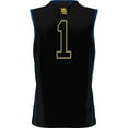 thumbnail image 3 of Male GameDay Greats #1  Black Marquette Golden Eagles  Lightweight Basketball Jersey, 3 of 4