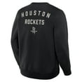thumbnail image 5 of Men's Fanatics Black Houston Rockets Crossover Collection Defensive Rotation Drill Premium Pullover Sweatshirt, 5 of 5