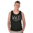 thumbnail image 3 of WWJD What Would Jesus Do Tank Top T Shirts Men Women Brisco Brands S, 3 of 6