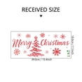thumbnail image 4 of Christmas Window With Red Christmas Tree Snow Glass Window Decoration Wall Stickers, 4 of 8