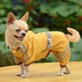 thumbnail image 1 of Balems Puppy Pet Dog Raincoat Clothes Glisten Hoody Rain Jackets Apparel, 1 of 5