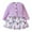 Light Purple, variant on UFOUND 2pcs Toddler Girls Floral Print Sleeveless Dress And Button Design Ribbed Cardigan Set Infants Baby Clothes Cute