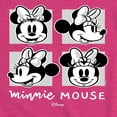 thumbnail image 3 of Disney - Mickey & Friends - Minnie Mouse's Expressions - Toddler And Youth Girls Short Sleeve Graphic T-Shirt, 3 of 5