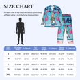 thumbnail image 4 of Balery Beach Flamingo Trio Pijama para Hombre de Dos Piezas con Manga Larga, Conjunto de Dormir y Descanso Suave con Bolsillos-Medium, 4 of 7