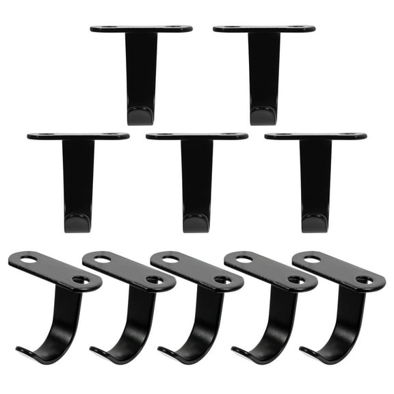 LEORX 10Pack Kitchen Use Ceiling Mounted Hook Under Cabinet Mug Hooks For Homeowners