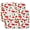 Cute Cherry, variant on 2pcs Tribal Folk Style Drying Mat Colorful Vintage Floral Absorbent Microfiber Pad, 3-Layer Thick & Reusable for Dishes, Heat Protection, Compact Foldable Design