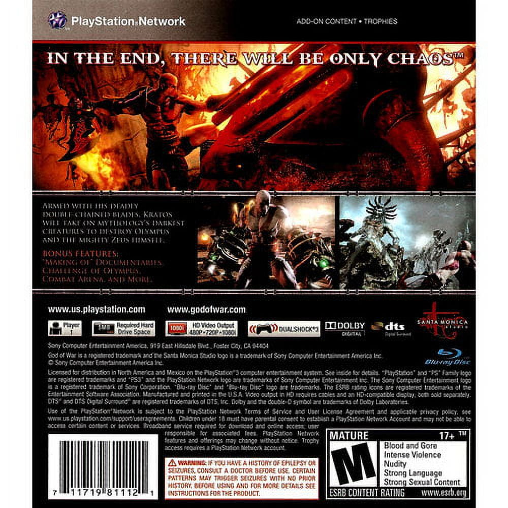 God Of War Iii Essentials (Esp) - Ps3 em Promoção na Americanas