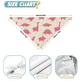 thumbnail image 6 of Dog Bandana 1 Pack,Red Dinosaur Silhouette Pattern Bandanas for Dogs,Cat Bandana,Small/ Large Dog Bandana 2 Size,Dog Bandanas, 6 of 6
