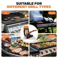 thumbnail image 5 of Q-Swiper XL Easy-Clean BBQ Grill Cleaner Set - 1 Long Grill Brush with Scraper and 40 BBQ Grill Cleaning Wipes | Bristle & Wire Free | Safe Way to Remove Grease & Grime for A Clean and Healthy Grill!, 5 of 8