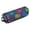 Full of Fun, variant on Hair Tools Storage with Heat Resistant Mat- Red and Blue Stripes Print Curling Iron Travel Bag/Flat Iron Case for Women