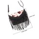thumbnail image 2 of unbranded Vintage De Hombro Con Borlas Y Con Estampado Animal Y Materiales, 2 of 8