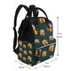 thumbnail image 2 of Fotbe Beer Mochila Maternidad - Lona de Sarga Impermeable, Mochila de Pañales de Gran Capacidad con Múltiples Bolsillos y Correas Ajustables, 2 of 6