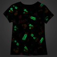 thumbnail image 2 of Disney Store Minnie Mouse Halloween Glow in the Dark Girls Shirt Tee Toddler Size 2/3, 2 of 3