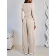 thumbnail image 4 of 2 Piece Lounge Sets for Women Fall Outfits 2025 Two Piece Travel Sweatsuits Business Casual Fashion Clothes, 4 of 12
