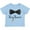 AE-Light Blue, variant on Ring Bearer Black Bow Tie and Gold Wedding Ring Boys Toddler T-Shirt