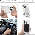 thumbnail image 5 of Christmas Transparent Magnetic Case for iPhone Xs Max 6.5", Built-in Magnets Compatible with MagSafe, Aesthetics Pattern PC+TPU Protective Shockproof Bumper Girls Cover, Gingerbread, 5 of 6