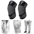 thumbnail image 6 of 2Pcs Tourmaline Self Heating Knee Pads ,Self Heating Magnet Relief Joint Protection Knee Heating Brace Sleeve Support Knee Brace Warmer Magnetic Kneepad for Arthritis Joint, 6 of 8