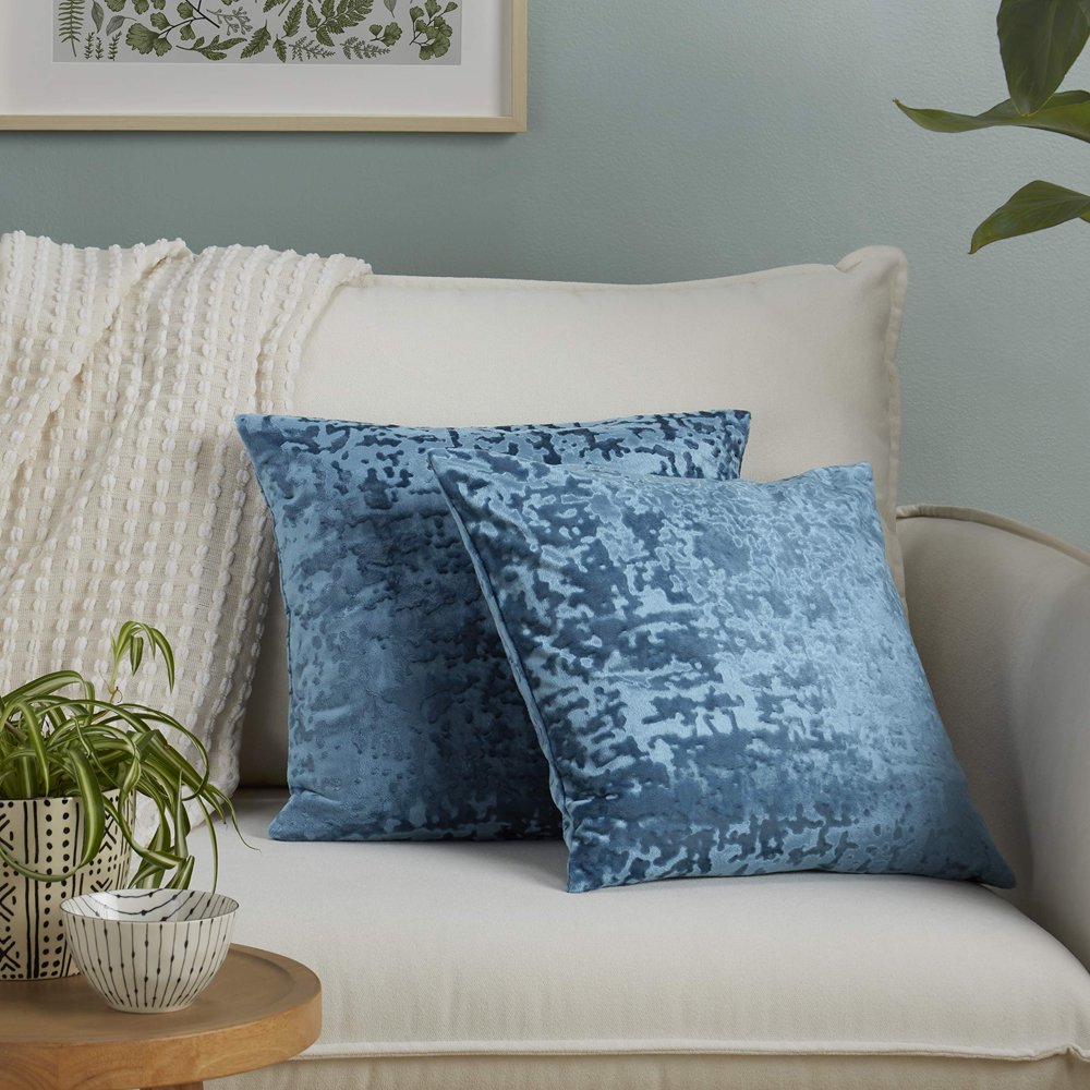 SoHome Luxury Crushed Velvet Throw Pillow Covers, Pack of 2 Decorative