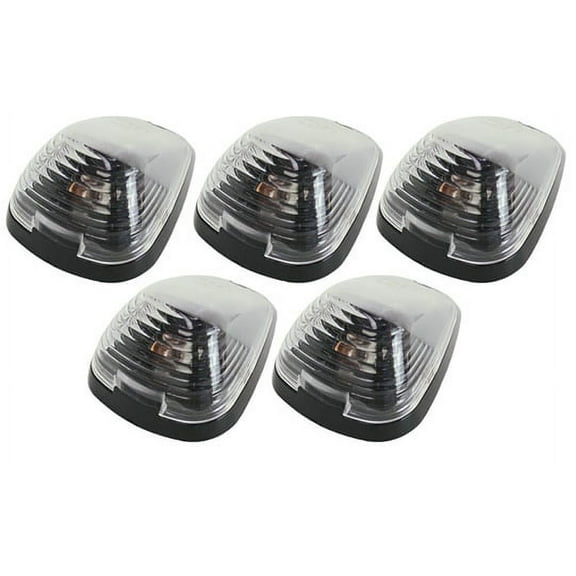 Pacer Performance 20-236C Hi-Five Clear Ford Style Cab Roof LED Light Kit, (Pack