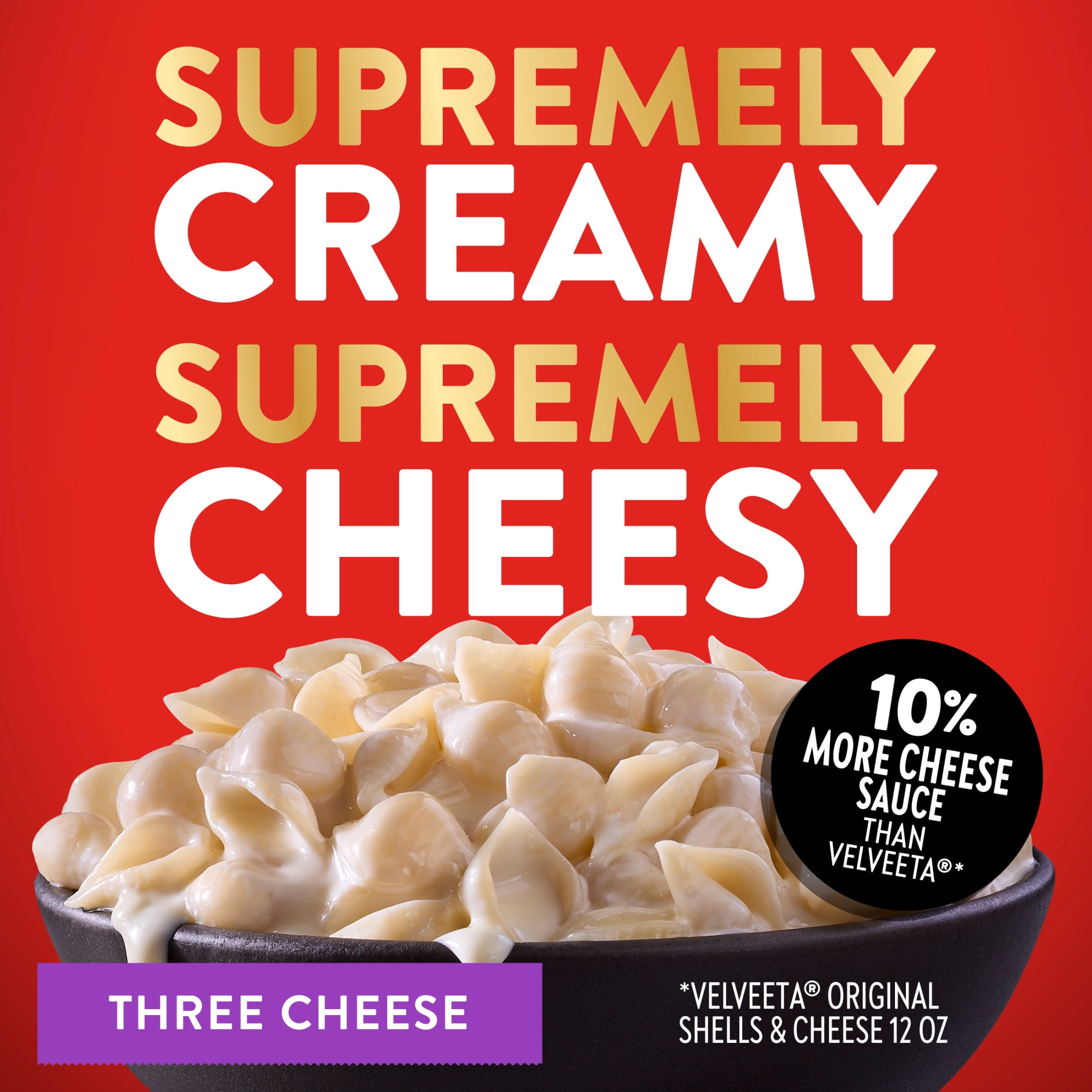 (3 pack) Stouffer’s Macaroni and Cheese Meal, Supreme Shells and Cheese, Three Cheese Sauce, Boxed Mac and Cheese Pasta Dinner Kit, 12 oz