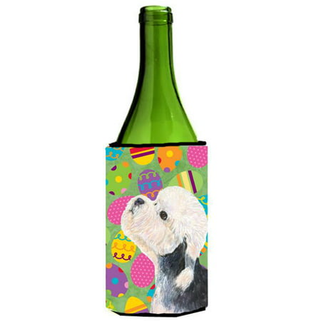 

Dandie Dinmont Terrier Easter Eggtravaganza Wine bottle sleeve Hugger - 24 Oz.