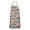 Pioneer Flower Floral-2, variant on Pioneer Flower Floral Print Pattern Apron-Garden Aprons for Women with Pockets-Cotton Linen Waterproof Kitchen Cooking Gardening Aprons Adjustable for Kitchen,Cooking,BBQ and Salon 33x27 Inch