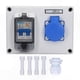 thumbnail image 1 of RCD Protected Wall Outlet with 200-250V 40A 1P+N Electrical Box for Safety Power Connection, 1 of 4