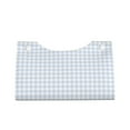 thumbnail image 2 of Goofa Blue Checkboard Pattern Triangle Square Tissue Box Cover, Modern PVC Leathe Facial Paper Holder,Decorative Holder/Organizer for Bathroom Vanity Countertop, 2 of 9