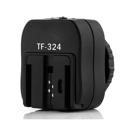 COOLHOOD TF324 Flashing Hot Shoe Sync Adapter with PC Sync Port Dedicated Hotshoe Adapter Converter for F58AM F42AM F56AM